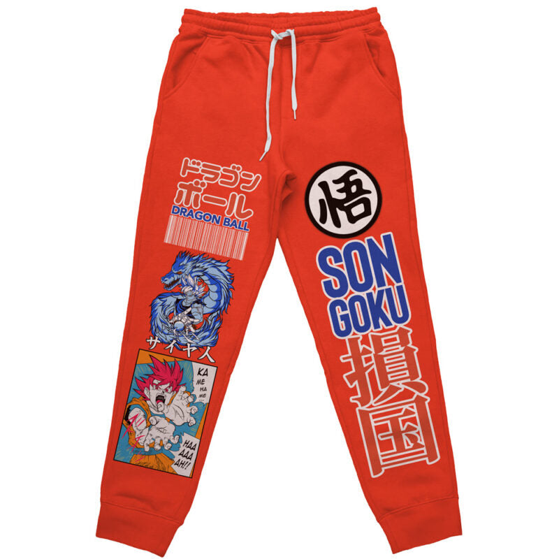 Morukai "Son Goku" Dragon Ball Streetwear Sweatpants