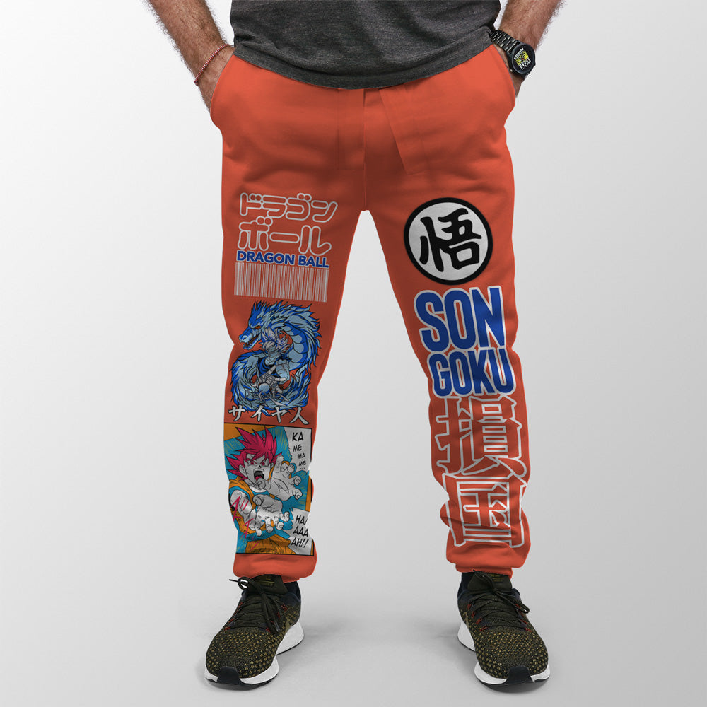 Morukai "Son Goku" Dragon Ball Streetwear Sweatpants