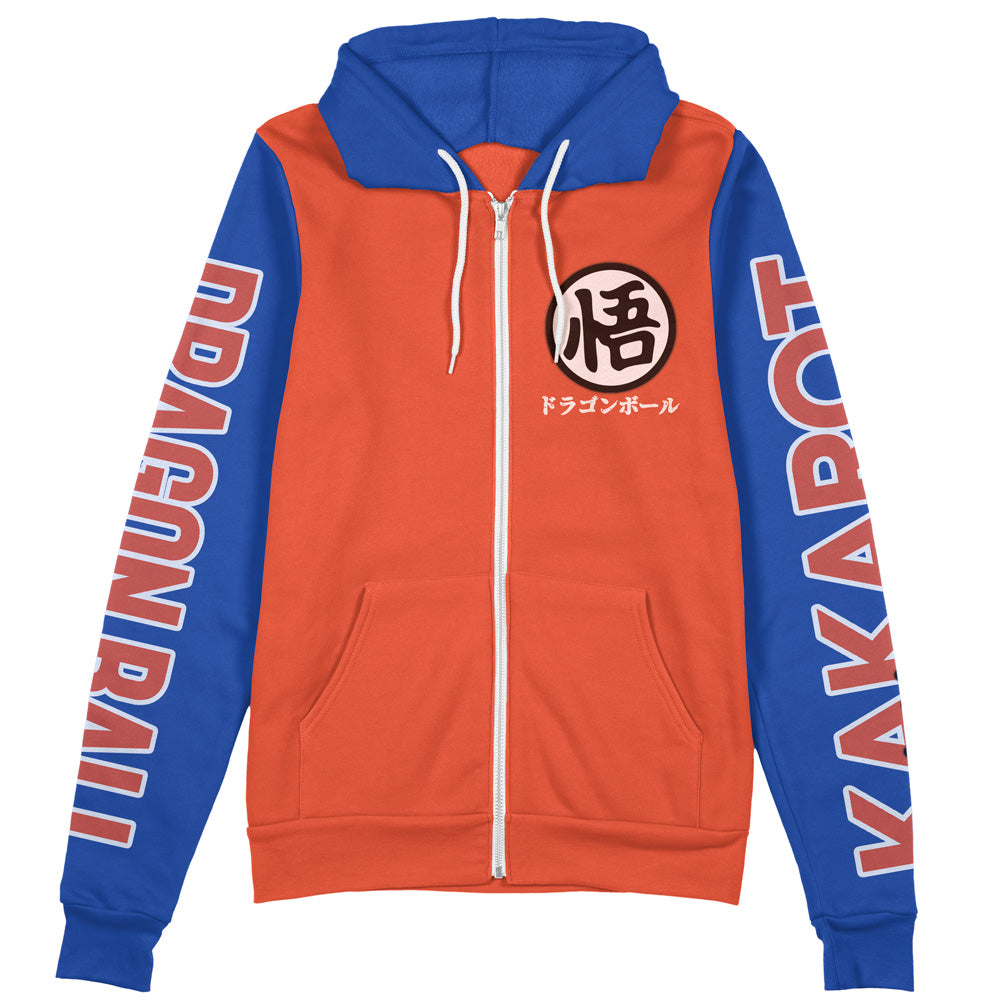 Morukai "Son Goku" Dragon Ball Streetwear Zip Hoodie Jacket