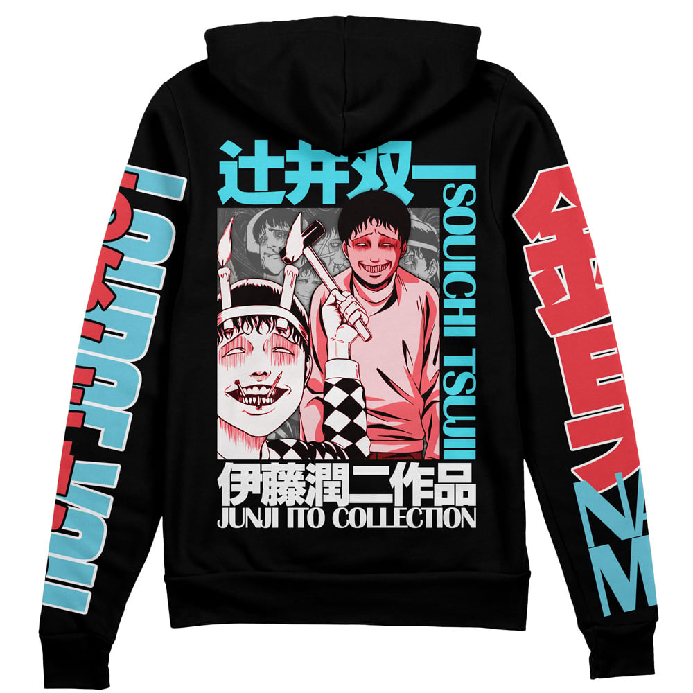 Morukai "Souichi Junji Ito Collection Streetwear Zip Hoodie Jacket