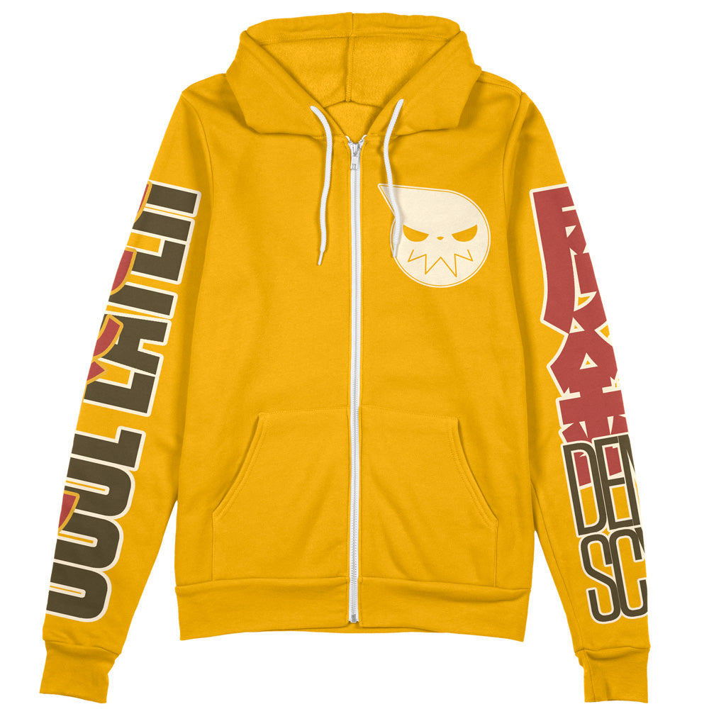 Morukai "Soul Evans Soul Eater Streetwear Zip Hoodie Jacket