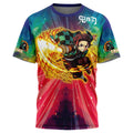 Morukai "Space Samurai Tanjiro" Demon Slayer: Kimetsu no Yaiba AOP T-Shirt