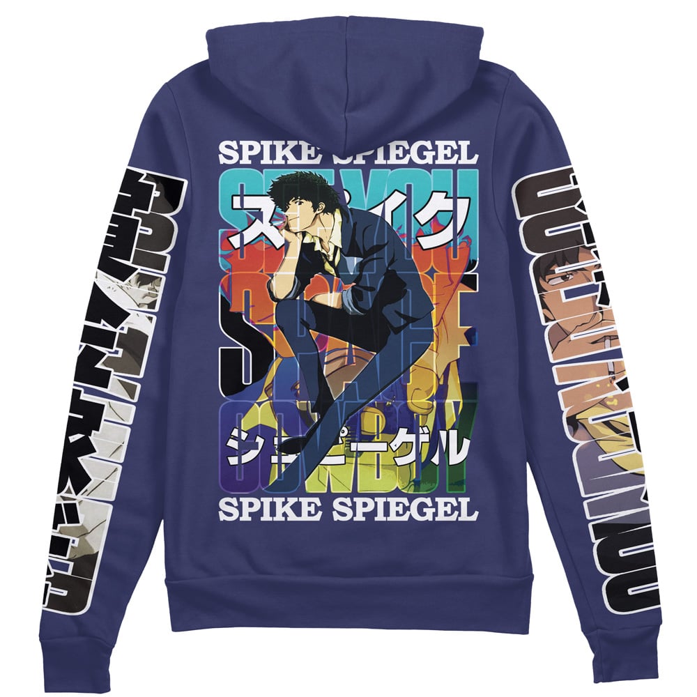 Morukai "Spike Spiegel Cowboy Bebop Streetwear Zip Hoodie Jacket