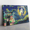 Morukai "Spirited Away Starry Night Studio Ghibli Canvas Print Wall Art