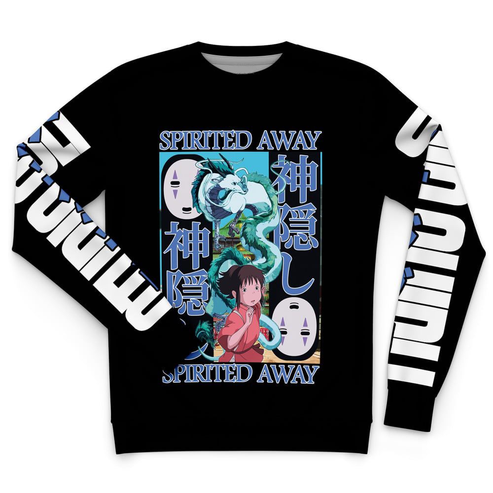 Morukai "Chihiro Haku No Face" Spirited Away Streetwear Sweatshirt