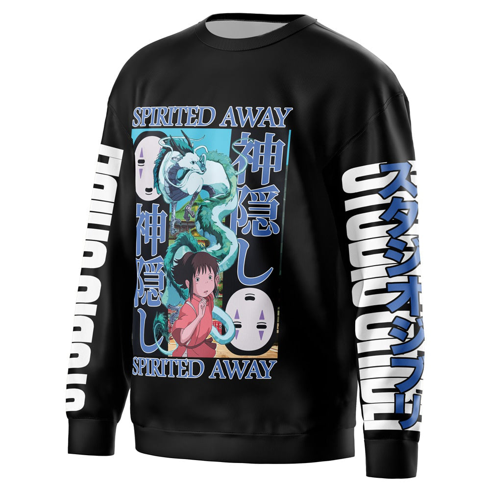 Morukai "Chihiro Haku No Face" Spirited Away Streetwear Sweatshirt