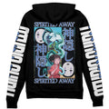 Morukai "Chihiro Haku No Face" Spirited Away Streetwear Zip Hoodie Jacket