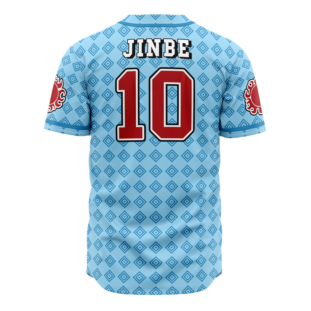 Morukai "Straw Hats Jinbe One Piece Baseball Jersey