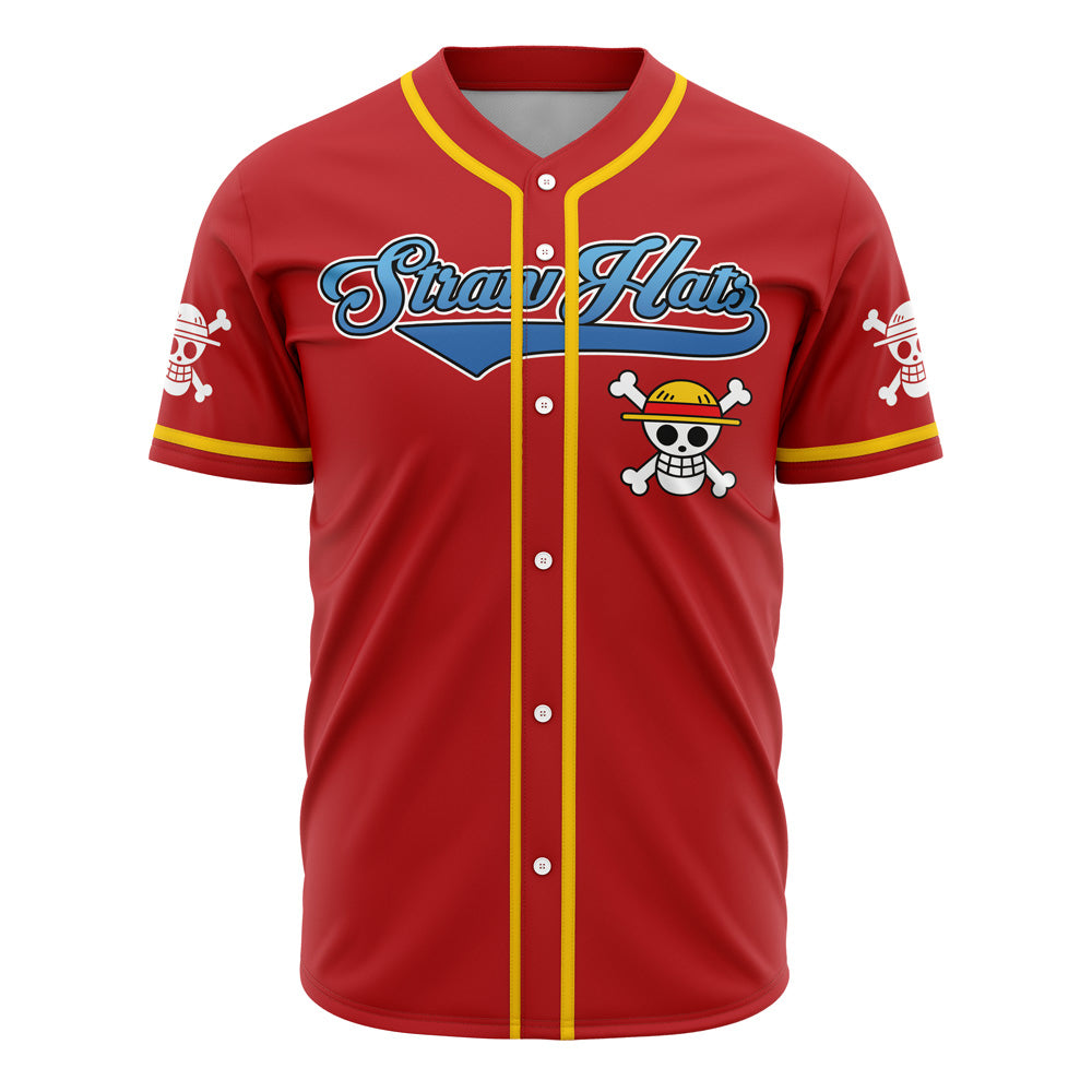 Morukai "Strawhats Luffy One Piece Baseball Jersey