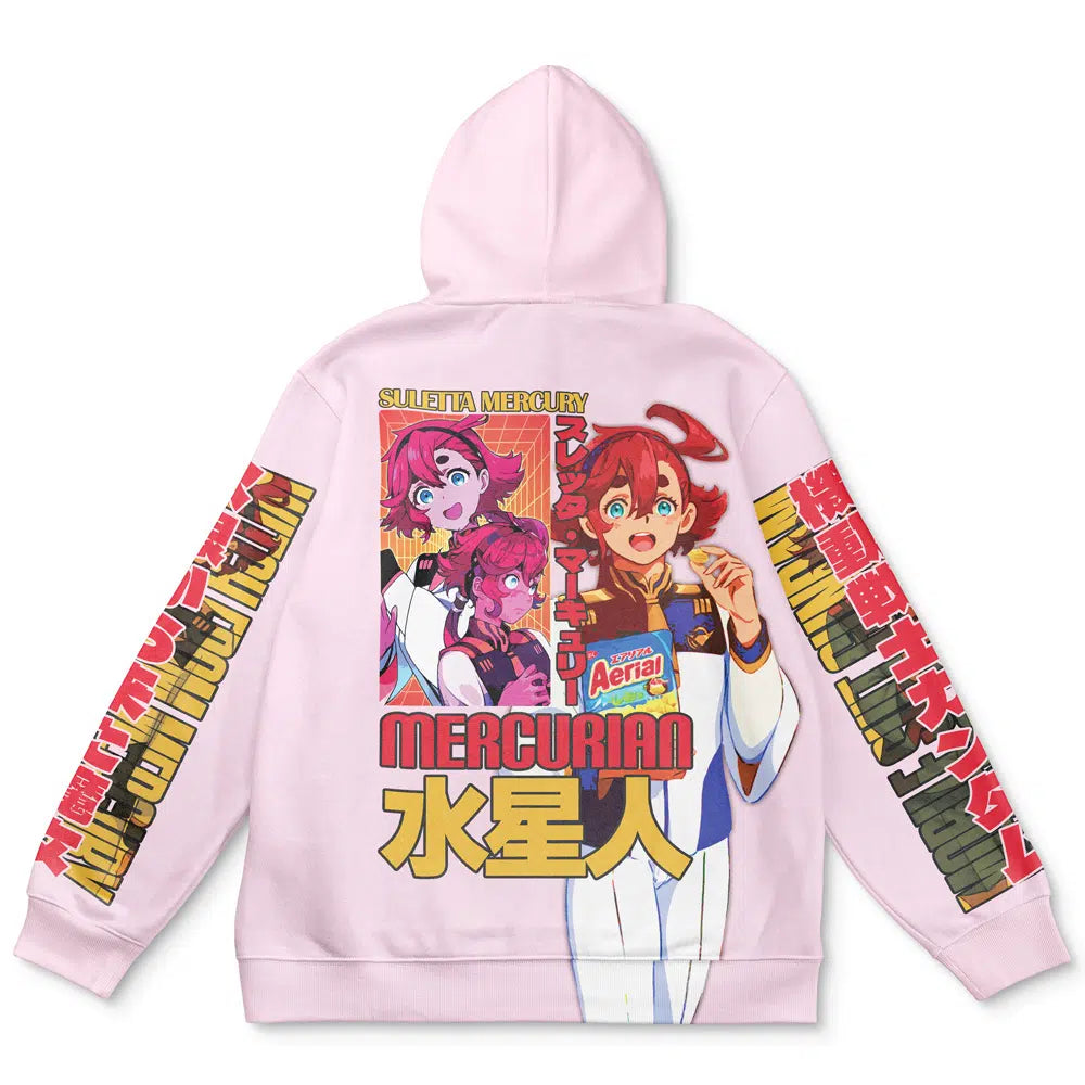 Morukai "Suletta Mercury Gundam Witch from Mercury Streetwear Hoodie