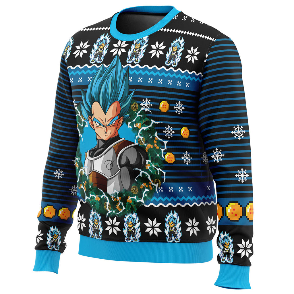 Morukai "Super Saiyan Blue Vegeta Ugly Sweater