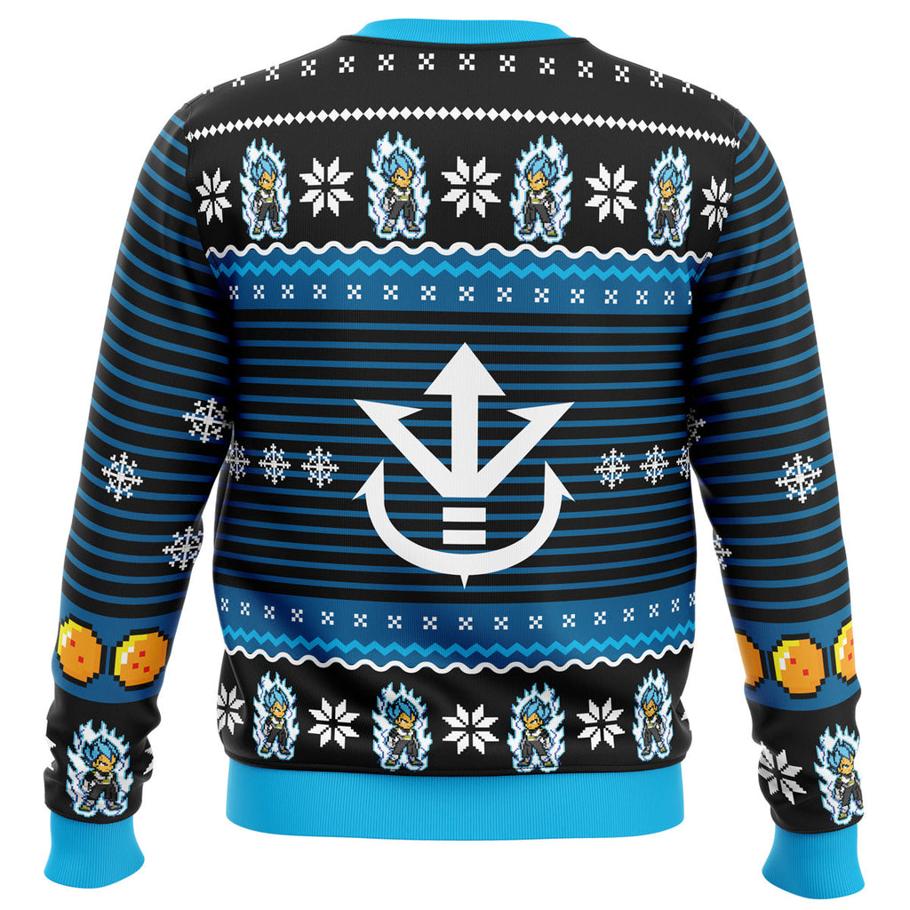 Morukai "Super Saiyan Blue Vegeta Ugly Sweater