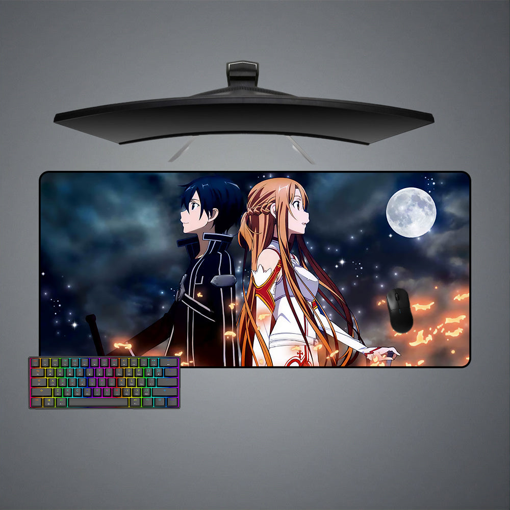 Morukai "Couple Moon" Sword Art Online Gaming Mouse Pad