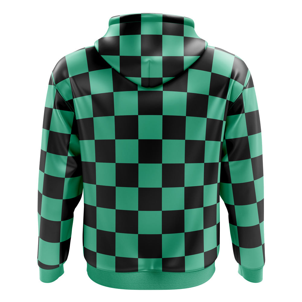 Morukai "Tanjiro Kamado" Demon Slayer: Kimetsu no Yaiba Streetwear Zip Hoodie Jacket