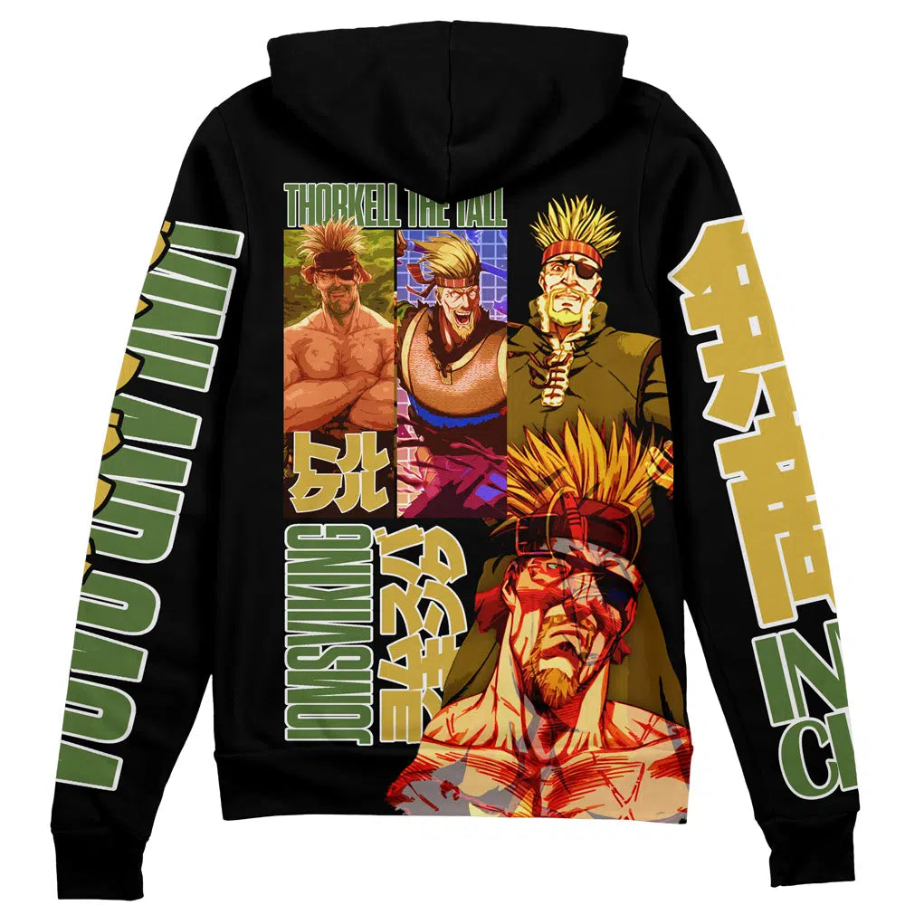 Morukai "Thorkell" Vinland Saga Streetwear Zip Hoodie Jacket