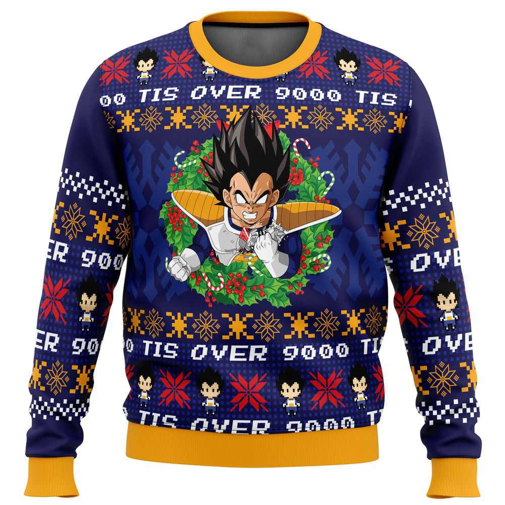 Morukai "It's Over 9000 Dragon Ball Z Ugly Sweater