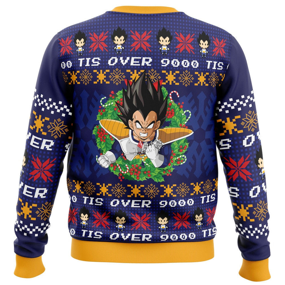Morukai "It's Over 9000 Dragon Ball Z Ugly Sweater