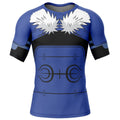 Morukai "Tobirama Senju Naruto Short Sleeve Rash Guard Compression Shirt