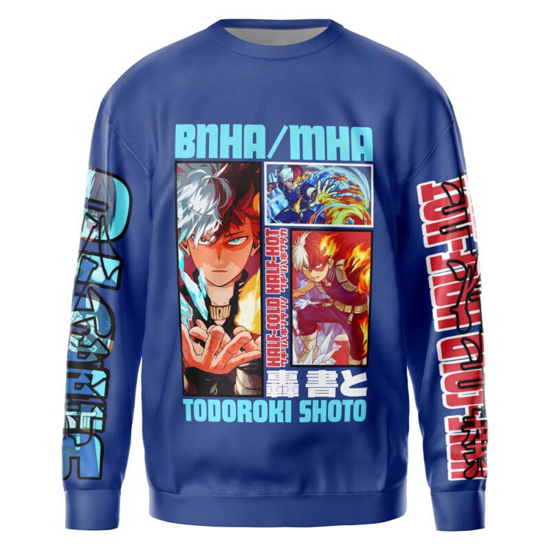 Morukai "Shoto Todoroki" My Hero Academia Streetwear Sweatshirt