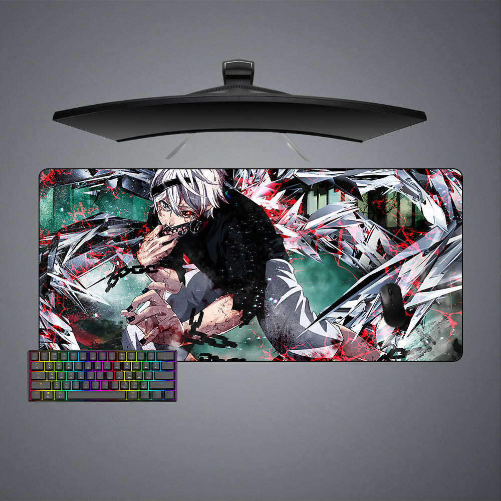 Morukai "Ken Kaneki in Chains" Tokyo Ghoul Size Gaming Mouse Pad V2
