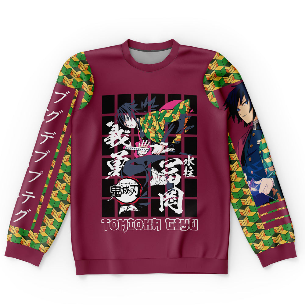 Morukai "Giyu Tomioka" Demon Slayer: Kimetsu no Yaiba Streetwear Sweatshirt