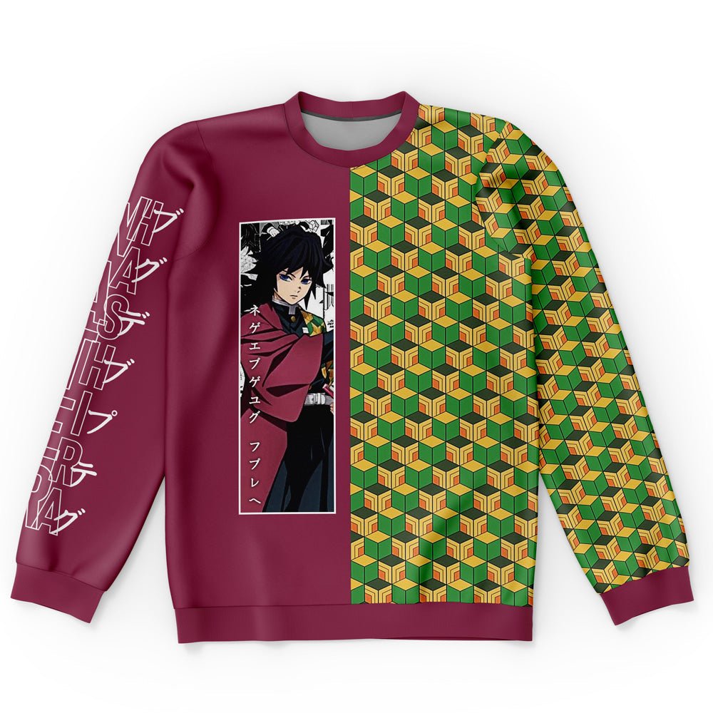Morukai "Giyu Tomioka Haori" Demon Slayer: Kimetsu no Yaiba Streetwear Sweatshirt