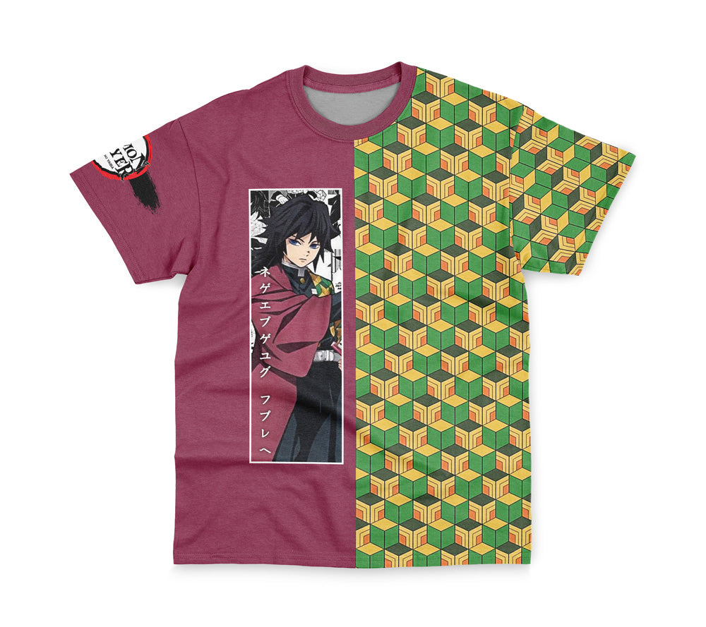 Morukai "Giyu Tomioka Haori" Demon Slayer: Kimetsu no Yaiba Streetwear T-Shirt