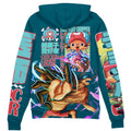 Morukai "Tony Tony Chopper V3 One Piece Streetwear Zip Hoodie Jacket
