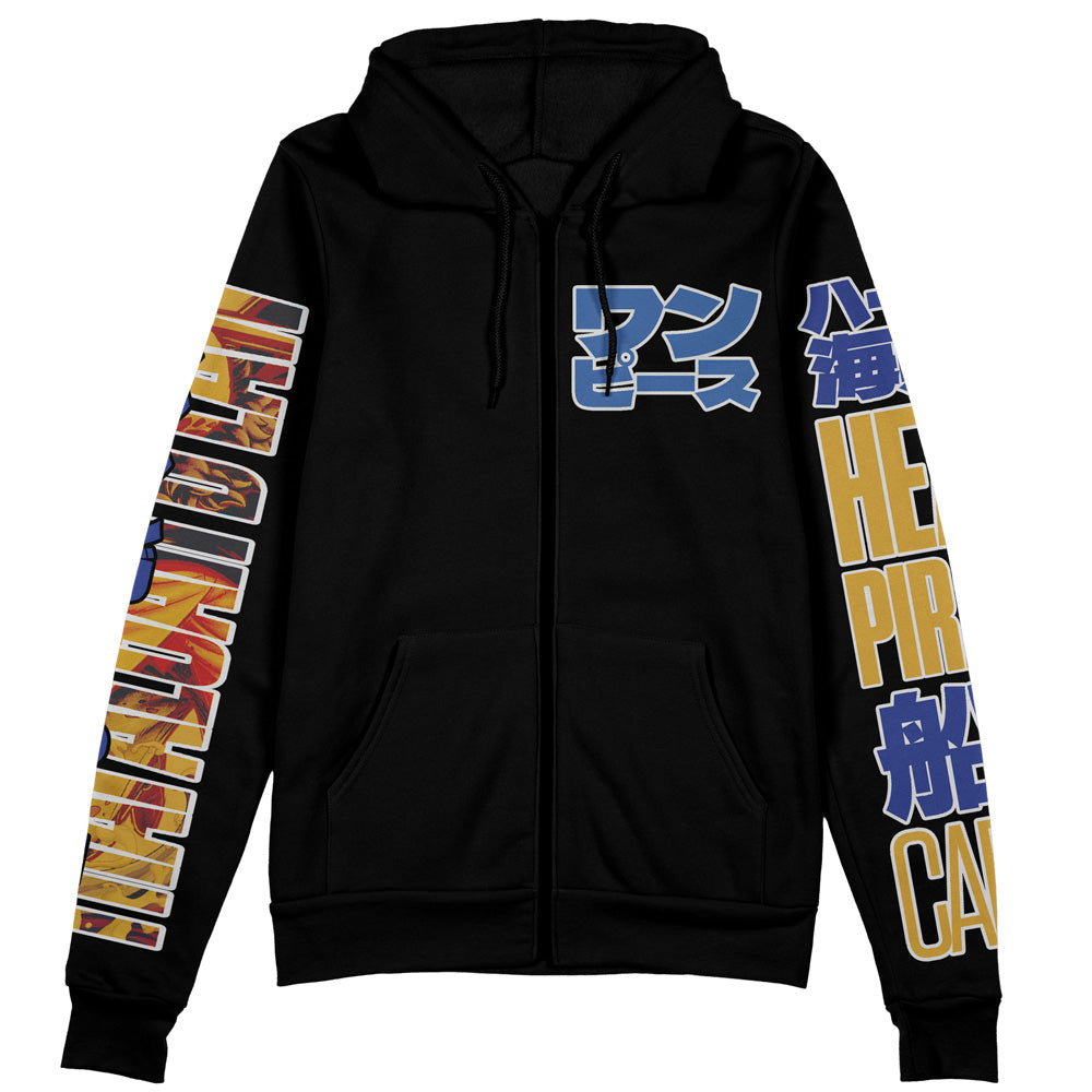 Morukai "Trafalgar D. Law V3 One Piece Streetwear Zip Hoodie Jacket