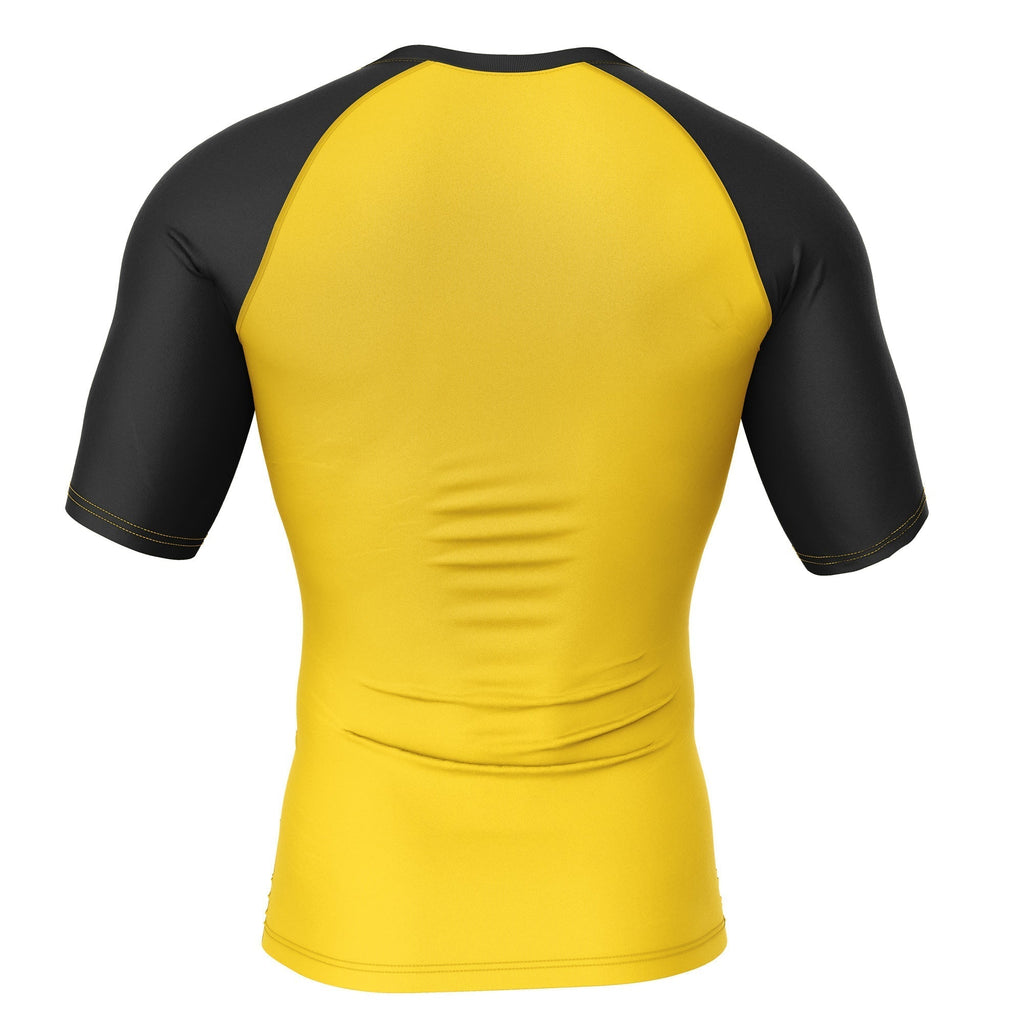 Morukai "Trafalgar D. Water Law One Piece Short Sleeve Rash Guard Compression Shirt