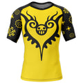 Morukai "Trafalgar Law One Piece Short Sleeve Rash Guard Compression Shirt