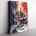 Morukai "Trippy All Might My Hero Academia Canvas Print Wall Art