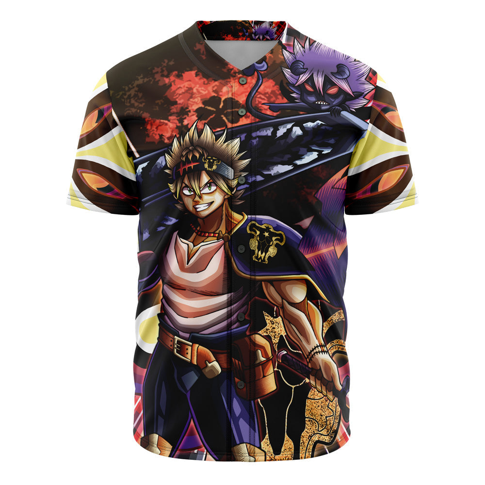 Morukai "Asta & Liebe" Black Clover Baseball Jerseys