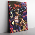 Morukai "Trippy Asta x Liebe Black Clover Canvas Print Wall Art