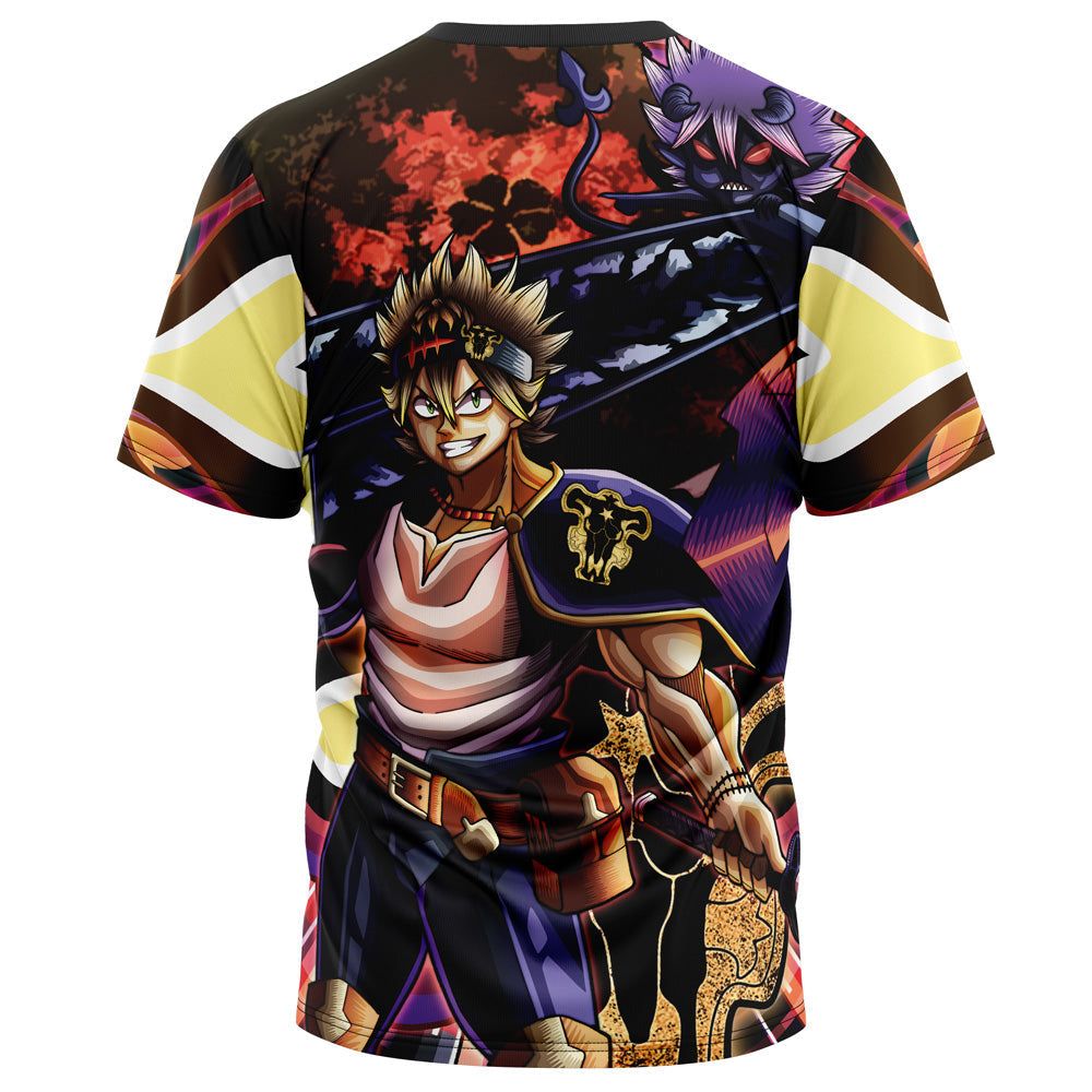 Morukai "Trippy Asta & Liebe" Black Clover AOP T-Shirt