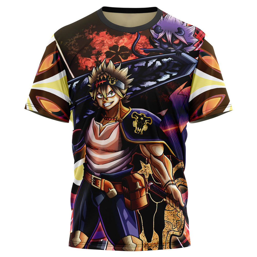 Morukai "Trippy Asta & Liebe" Black Clover AOP T-Shirt
