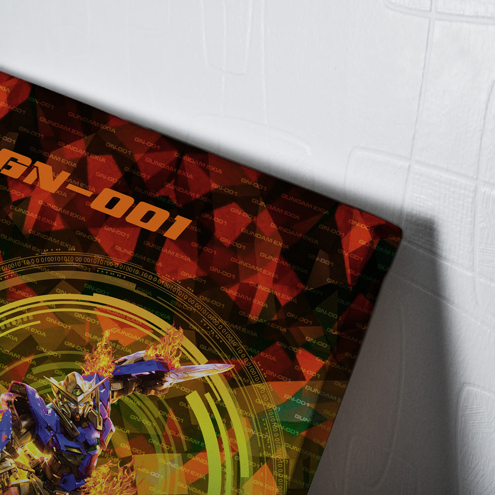Morukai "Trippy Burning Gundam Canvas Print Wall Art