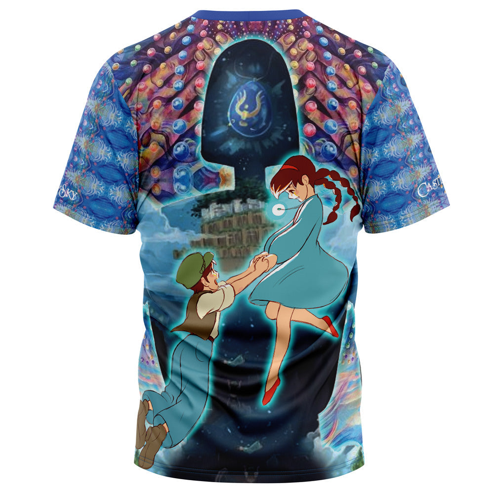 Morukai "Trippy Castle in the Sky Studio Ghibli T-Shirt