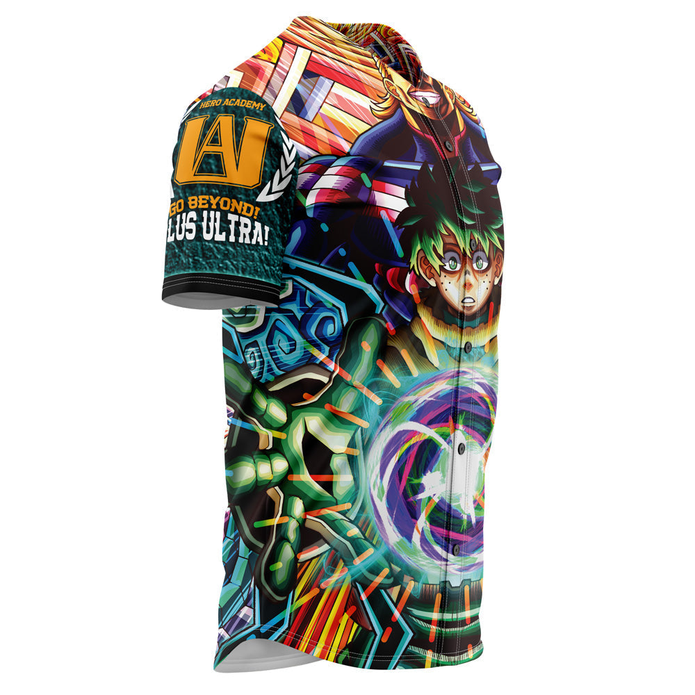 Morukai "Trippy Deku x All Might" My Hero Academia Baseball Jersey
