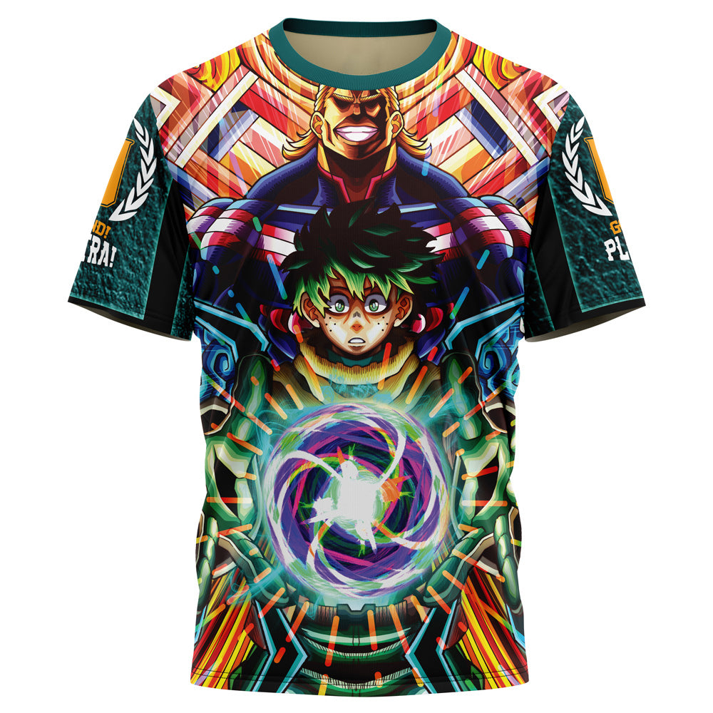 Morukai "Trippy Deku x All Might" My Hero Academia AOP T-Shirt