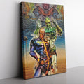 Morukai "Trippy Enrico Pucci C-Moon Jojo's Bizarre Adventure Canvas Print Wall Art
