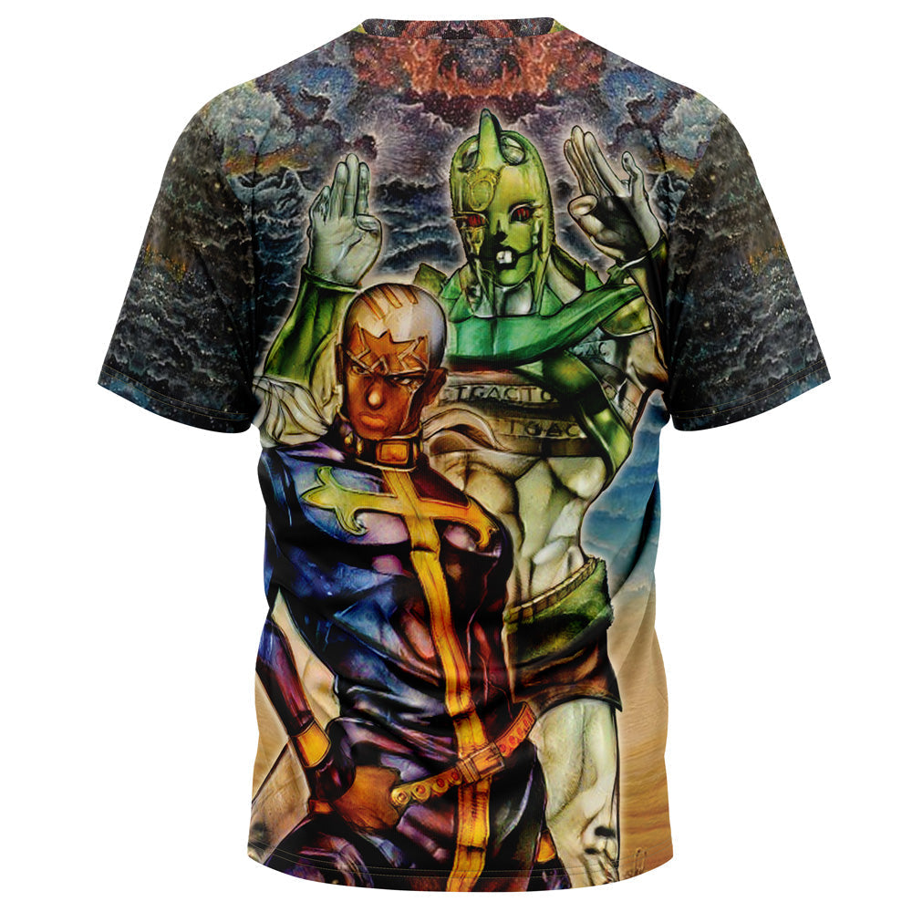 Morukai "Trippy Enrico Pucci C-Moon" Jojo's Bizarre Adventure AOP T-Shirt