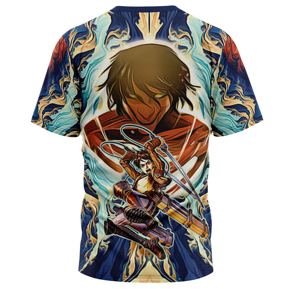 Morukai "Trippy Eren Yeager Attack on Titan T-Shirt
