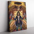 Morukai "Trippy Eren Yeager Timeskip Attack on Titan Vertical Canvas Print Wall Art