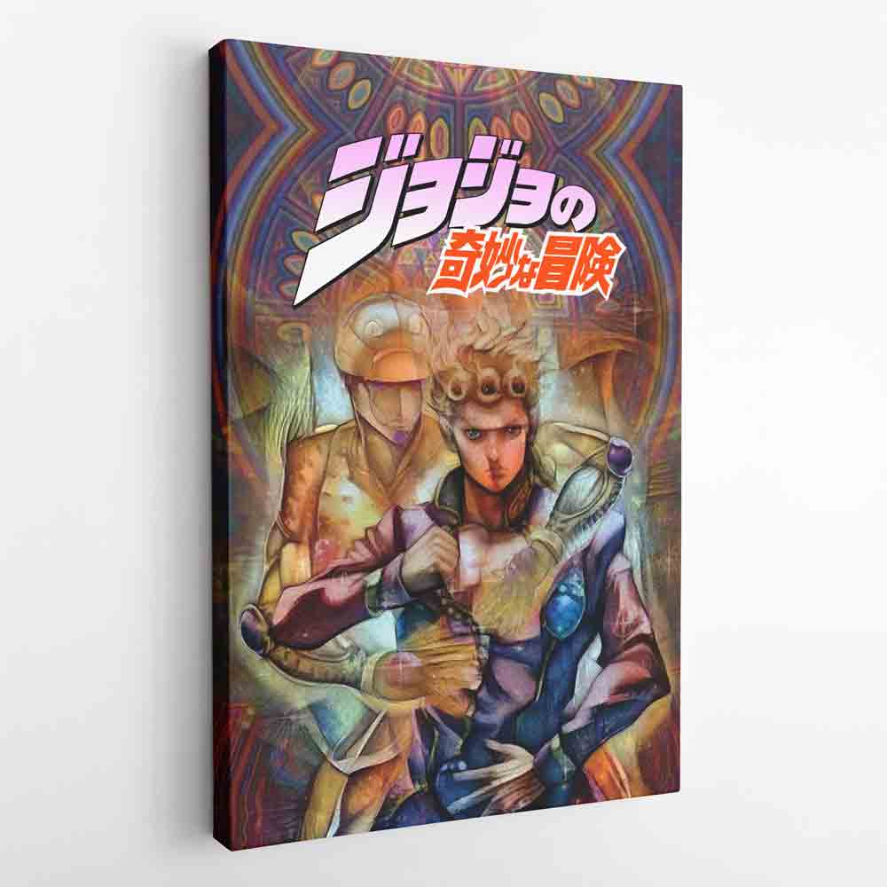 Morukai "Trippy Giorno Giovanna Golden Wind Jojo's Bizarre Adventure Canvas Print Wall Art