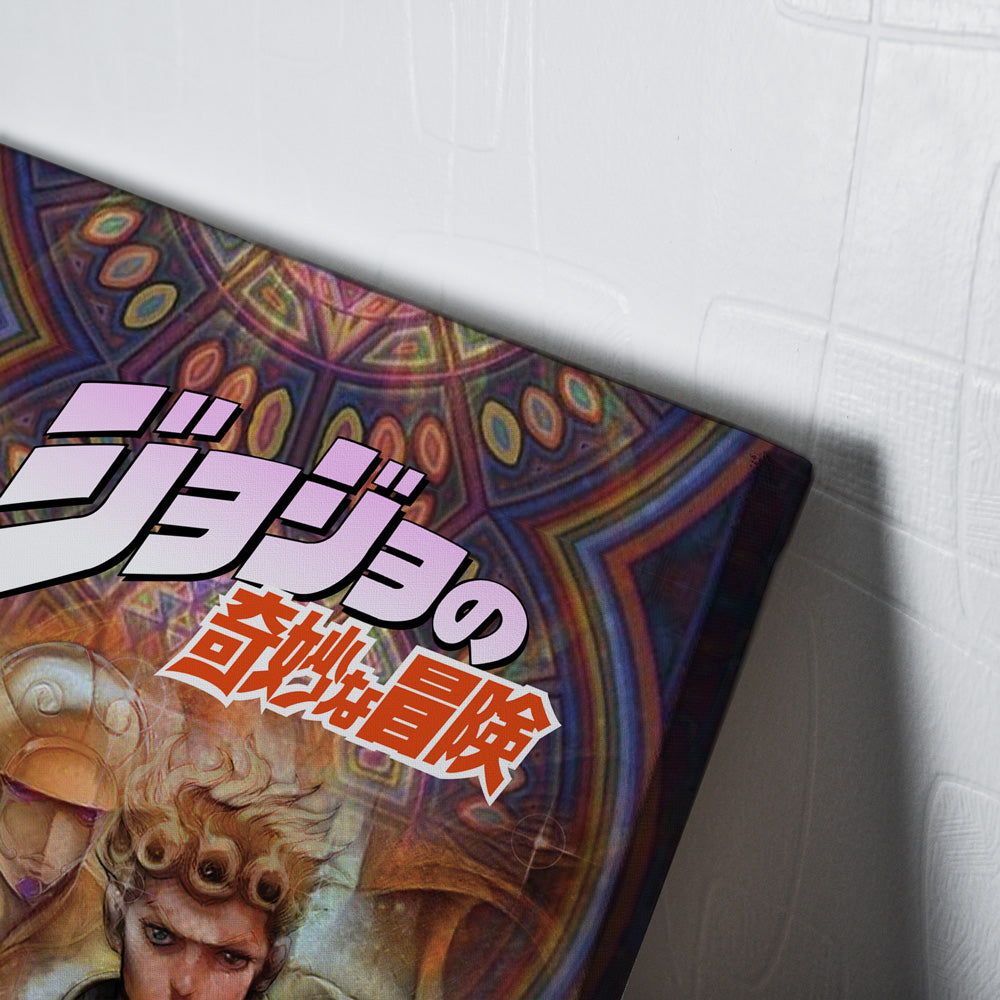 Morukai "Trippy Giorno Giovanna Golden Wind Jojo's Bizarre Adventure Canvas Print Wall Art