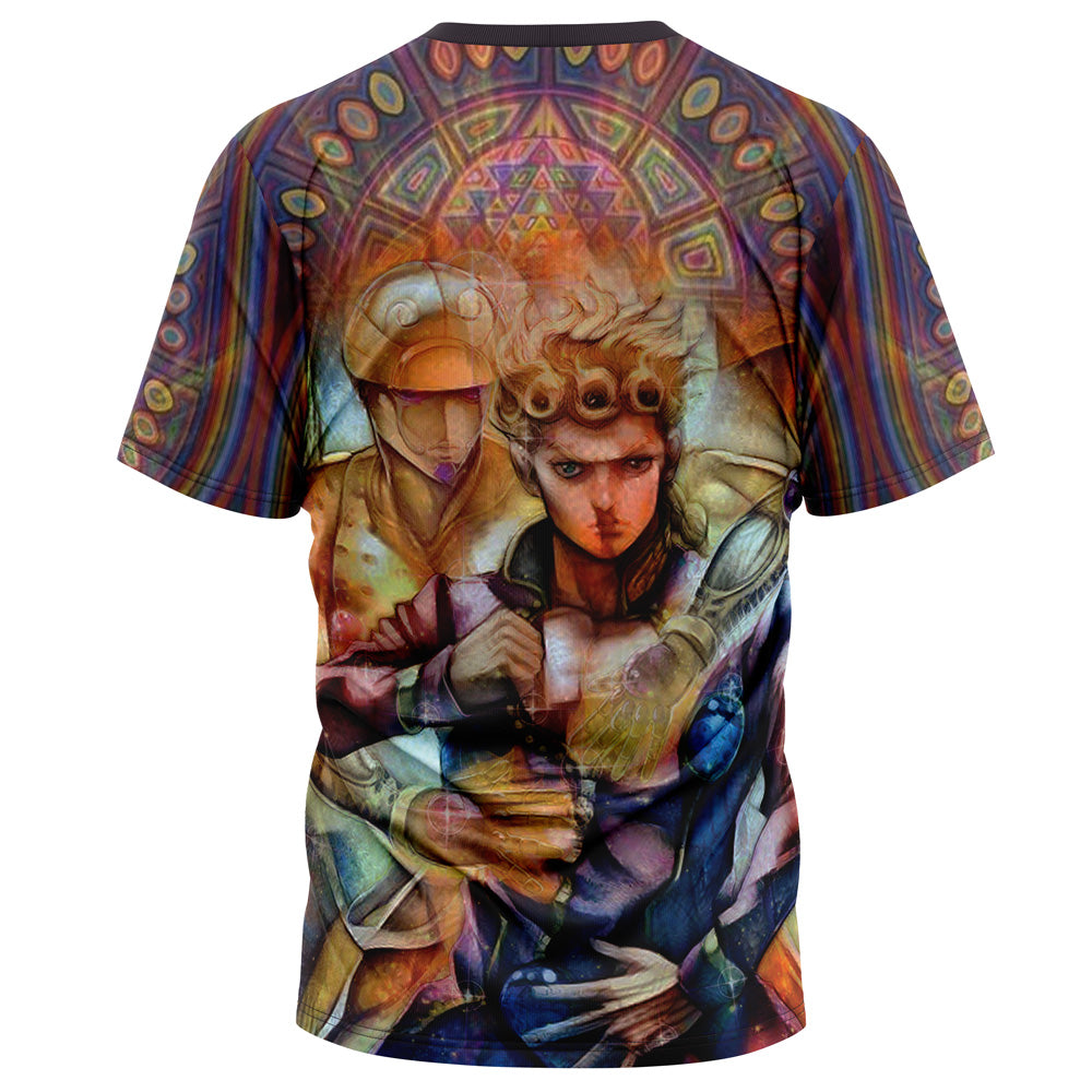 Morukai "Trippy Giorno Giovanna Golden Wind" Jojo's Bizarre Adventure AOP T-Shirt