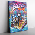 Morukai "Trippy Golden Wind Squad Jojo's Bizarre Adventure Canvas Print Wall Art