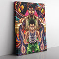 Morukai "Trippy Gon Freecss Hunter X Hunter Canvas Print Wall Art