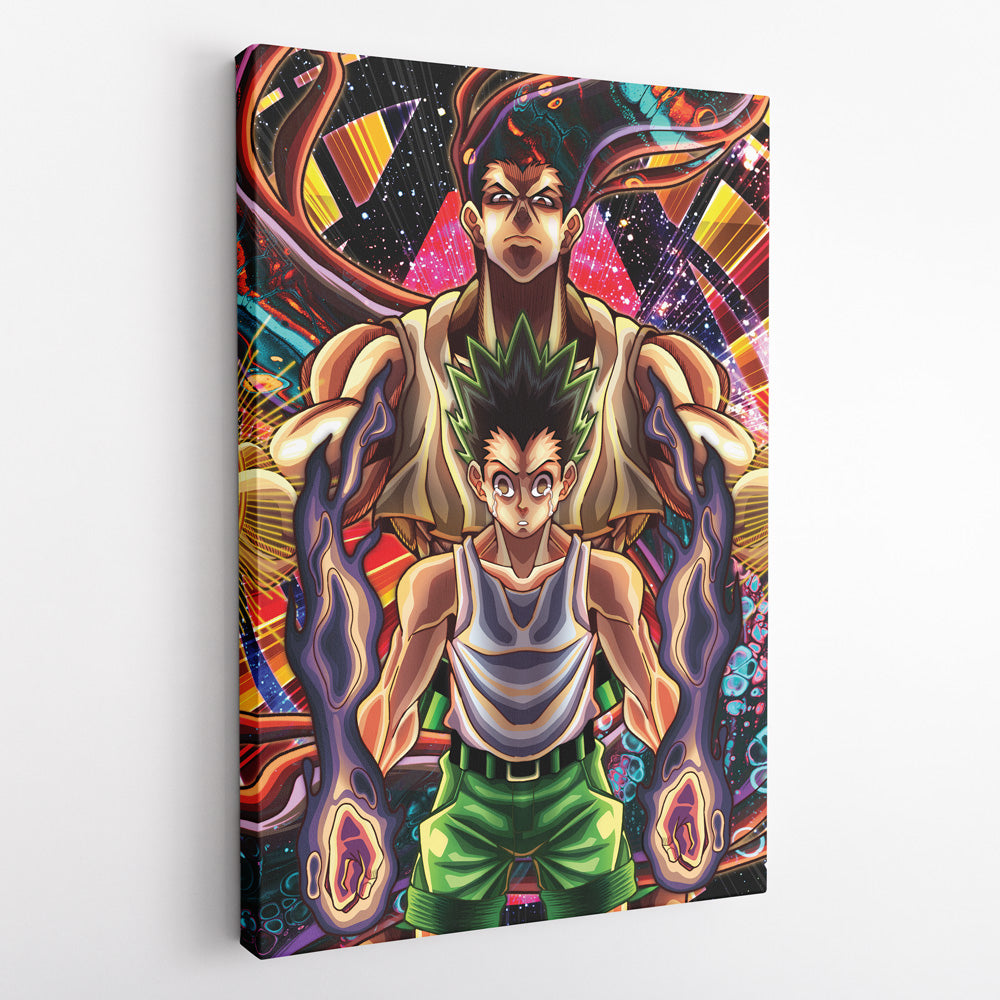Morukai "Trippy Gon Freecss Hunter X Hunter Canvas Print Wall Art